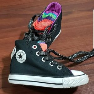 Black High Top Converse Shoes